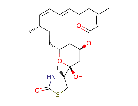 Molecular Structure of 76343-93-6 (Latrunculin A)