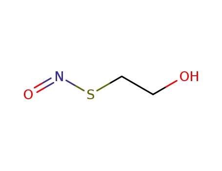 Molecular Structure of 67616-44-8 (S-nitrosomercaptoethanol)
