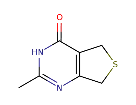 Molecular Structure of 5719-23-3 (5,7-dihydro-2-methylthieno[3,4-d]pyrimidin-4-ol)