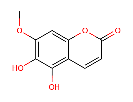2H-1-BENZOPYRAN-2-ONE,5,6-DIHYDROXY-7-METHOXY-