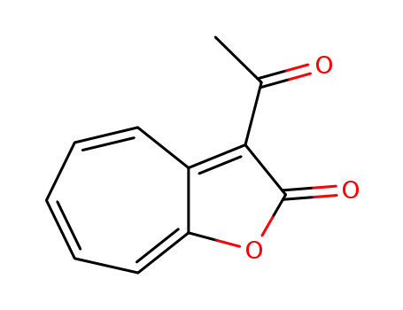Molecular Structure of 22460-76-0 (3-ACETYL CYCLOHEPTA[B]FURAN-2-ONE)