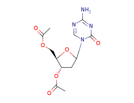 4-Amino-1-(3,5-di-O-acetyl-2-deoxy-D-erythro-pentofuranosyl)-1,3,5-triazin-2(1H)-one