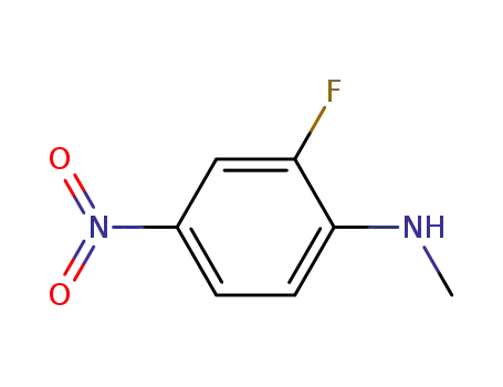 Molecular Structure of 124431-92-1 (N-methyl-2-fluoro-4-nitroaniline)