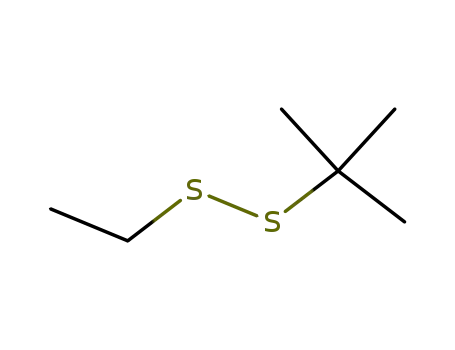 Molecular Structure of 102107-90-4 (tert-butyl ethyl disulfide)