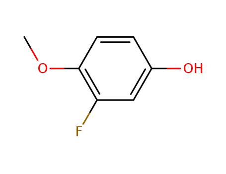 Molecular Structure of 452-11-9 (3-FLUORO-4-METHOXYPHENOL)