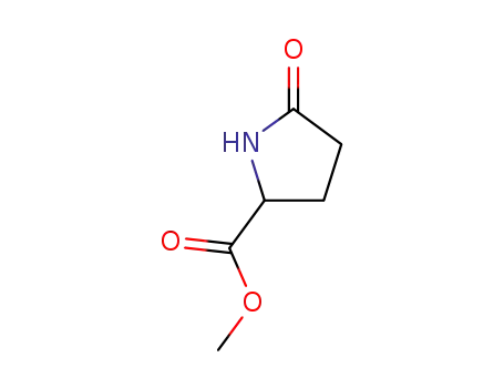 Molecular Structure of 54571-66-3 (5-OXO-PYRROLIDINE-2-CARBOXYLIC ACID METHYL ESTER)