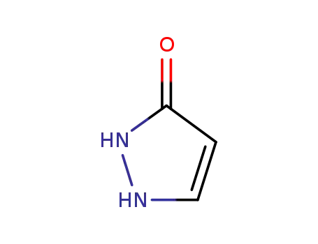 Molecular Structure of 137-45-1 (3H-PYRAZOL-3-ONE, 1,2-DIHYDRO-)