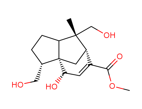 1H-3a,7-Methanoazulene-8-carboxylicacid, 2,3,4,7,8,8a-hexahydro-4-hydroxy-3,8-bis(hydroxymethyl)-8-methyl-, methylester, [3S-(3a,3aa,4b,7a,8b,8ab)]- (9CI)