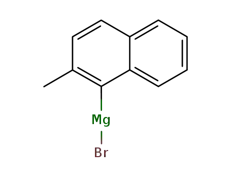 Molecular Structure of 21450-90-8 (2-METHYL-1-NAPHTHYLMAGNESIUM BROMIDE)