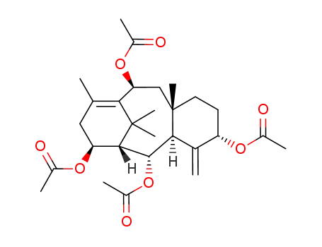 6,10-Methanobenzocyclodecene-3,5,7,11-tetrol,1,2,3,4,4a,5,6,7,8,11,12,12a-dodecahydro-9,12a,13,13-tetramethyl-4-methylene-,3,5,7,11-tetraacetate, (3S,4aS,5S,6S,7S,11S,12aS)-