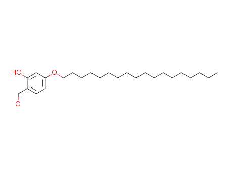 Molecular Structure of 234431-49-3 (Benzaldehyde, 2-hydroxy-4-(octadecyloxy)-)