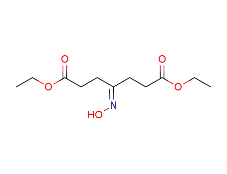 Molecular Structure of 34999-74-1 (4-hydroxyimino-heptanedioic acid diethyl ester)