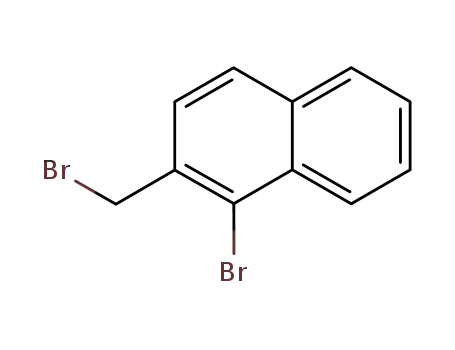 Molecular Structure of 37763-43-2 (1-bromo-2-(bromomethyl)naphthalene)