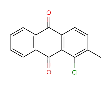 Molecular Structure of 129-35-1 (1-Chloro-2-methylanthraquinone)