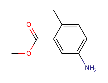Molecular Structure of 18595-12-5 (5-AMINO-2-METHYL-BENZOIC ACID METHYL ESTER)