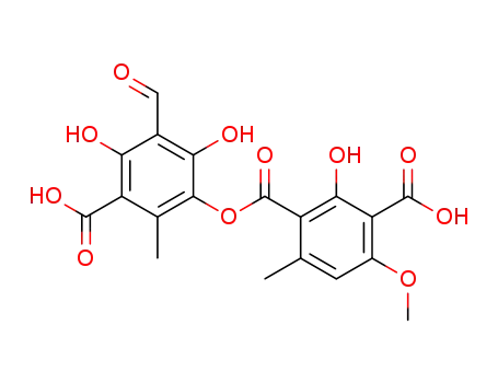 Molecular Structure of 484-55-9 (Thamnolic acid)