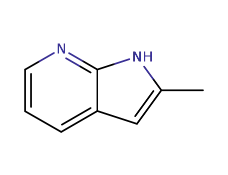 Molecular Structure of 23612-48-8 (1H-PYRROLO[2,3-B]PYRIDINE, 2-METHYL-)