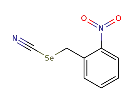 Molecular Structure of 91997-40-9 (2-nitrobenzyl selenocyanate)