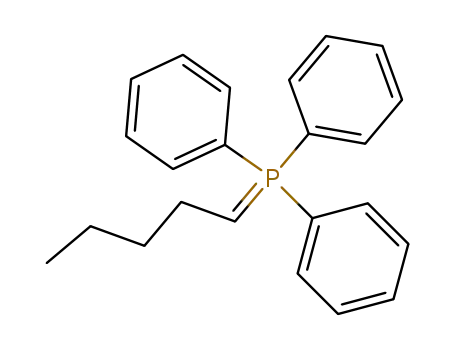 Molecular Structure of 29541-98-8 (Phosphorane, pentylidenetriphenyl-)