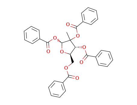 2-C-Methyl-D-ribofuranose 1,2,3,5-tetrabenzoate