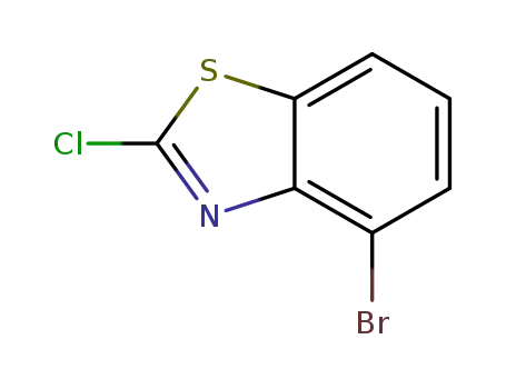 Molecular Structure of 182344-57-6 (2-Chloro-4-bromobenzothiazole)