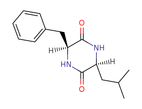 Molecular Structure of 7280-77-5 (cyclo(leucyl-phenylalanyl))