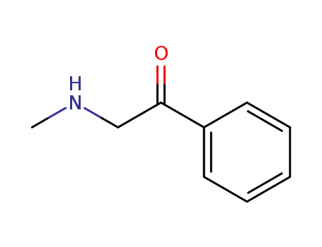 Molecular Structure of 35534-19-1 (2-(Methylamino)-1-phenylethanone)