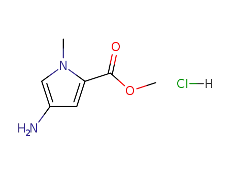 Molecular Structure of 180258-45-1 (4-AMINO-1-METHYL-1H-PYRROLE-2-CARBOXYLIC ACID-METHYL ESTER HCL)