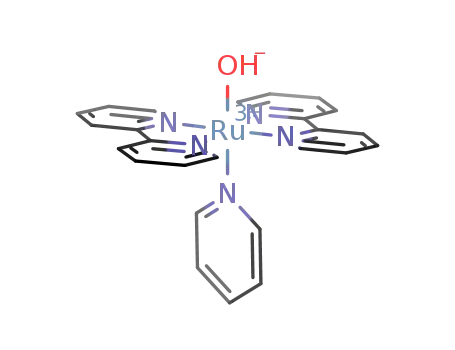 cis-[Ru(2,2'-bipyridine)(pyridine)(OH)]<sup>(2+)</sup>
