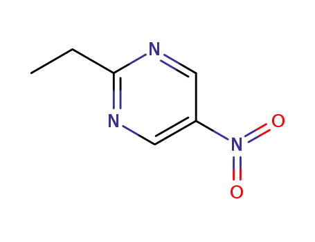 Molecular Structure of 79899-27-7 (Pyrimidine, 2-ethyl-5-nitro- (9CI))