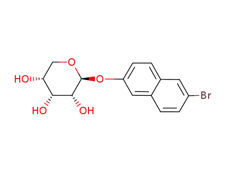 Molecular Structure of 69594-75-8 (b-D-Xylopyranoside,6-bromo-2-naphthalenyl (9CI))