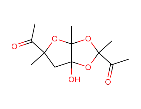 Molecular Structure of 18114-49-3 (2,3-butanedione trimer)