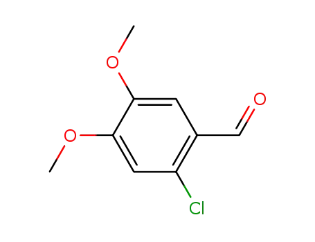 Molecular Structure of 18093-05-5 (2-Chloroveratraldehyde)