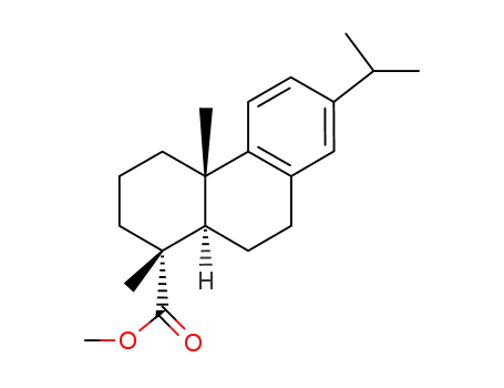 Molecular Structure of 7151-00-0 (methyl abieta-8,11,13-trien-18-oate)