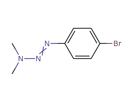 Molecular Structure of 7239-21-6 (1-(4-bromophenyl)-3,3-dimethyltriazene)