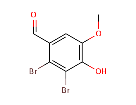 2,3-DIBROMO-4-HYDROXY-5-METHOXYBENZALDEHYDE