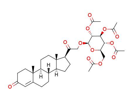 41092-37-9,21-[(2,3,4,6-tetra-O-acetyl-alpha-D-glucopyranosyl)oxy]pregn-4-ene-3,20-dione,EINECS 255-213-3;