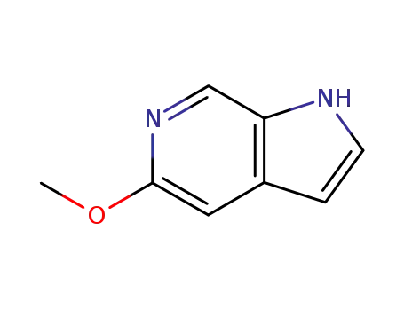 Molecular Structure of 17288-53-8 (5-Methoxy-6-azaindole)