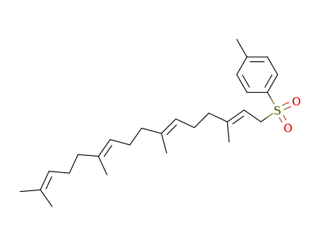 Molecular Structure of 68690-47-1 (1-methyl-4-{[(2E,6E,10E)-3,7,11,15-tetramethylhexadeca-2,6,10,14-tetraen-1-yl]sulfonyl}benzene)