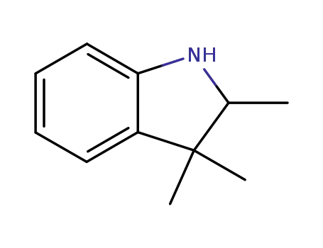 Molecular Structure of 18781-58-3 (2,3,3-Trimethyl-2,3-dihydro-1H-indole)