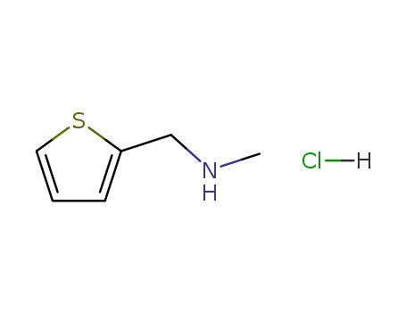 Molecular Structure of 7404-67-3 (METHYL-THIOPHEN-2-YLMETHYL-AMINE HYDROCHLORIDE)