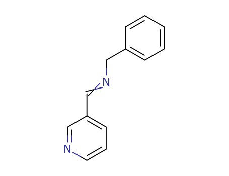Benzenemethanamine,N-(3-pyridinylmethylene)-