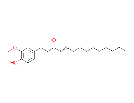 (E)-1-(4-hydroxy-3-methoxy-phenyl)tetradec-4-en-3-one(36752-54-2)