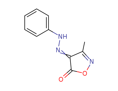 4,5-Isoxazoledione, 3-methyl-, 4-(phenylhydrazone)