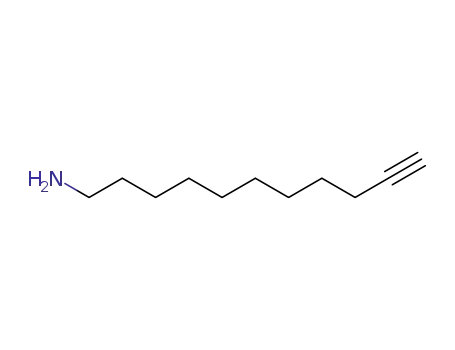 Molecular Structure of 188584-11-4 (10-Undecyn-1-amine)