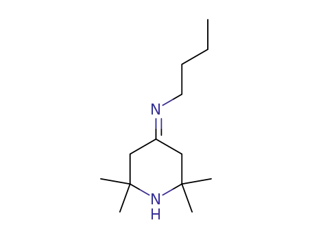 Molecular Structure of 35517-43-2 (butyl-(2,2,6,6-tetramethyl-piperidin-4-ylidene)-amine)