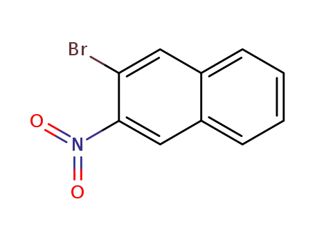 Molecular Structure of 67116-33-0 (2-BROMO-3-NITRONAPHTHALENE)