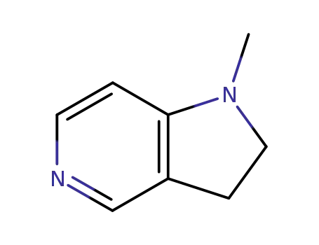 1H-Pyrrolo[3,2-c]pyridine,2,3-dihydro-1-methyl-(9CI)