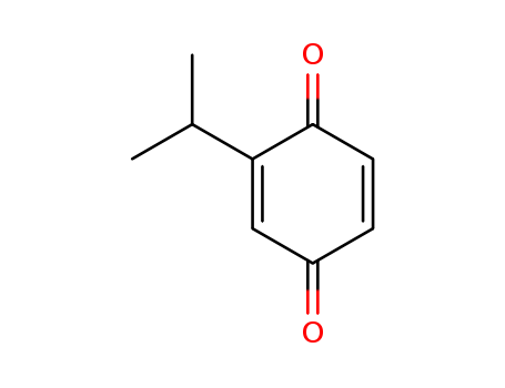 2,5-Cyclohexadiene-1,4-dione, 2-(1-methylethyl)-