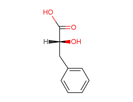 Molecular Structure of 7326-19-4 (D-(+)-Phenyllactic acid)